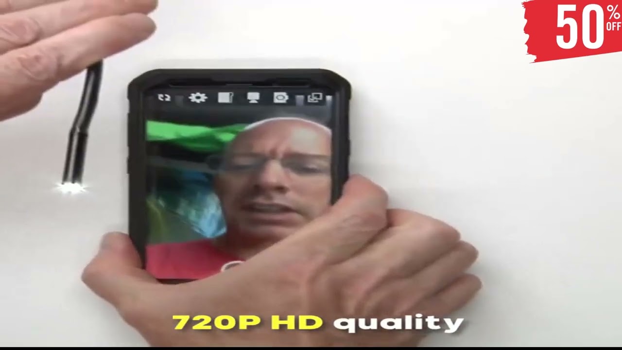 📸Endoscope 3 in 1 Borescope Waterproof Inspection Camera with 16.4FT(5M) Semi-rigid cabl