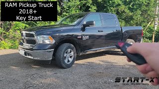 Start-X RAM Pickup Truck 2018+ Key Start Remote Start install