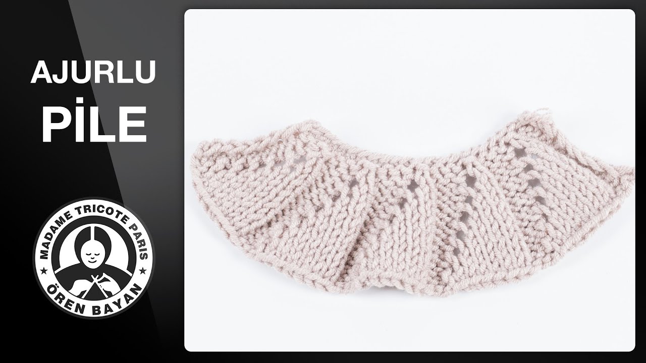 Ajurlu Pile Modeli - Bebek Yelekleri İçin Özel Pile Modeli