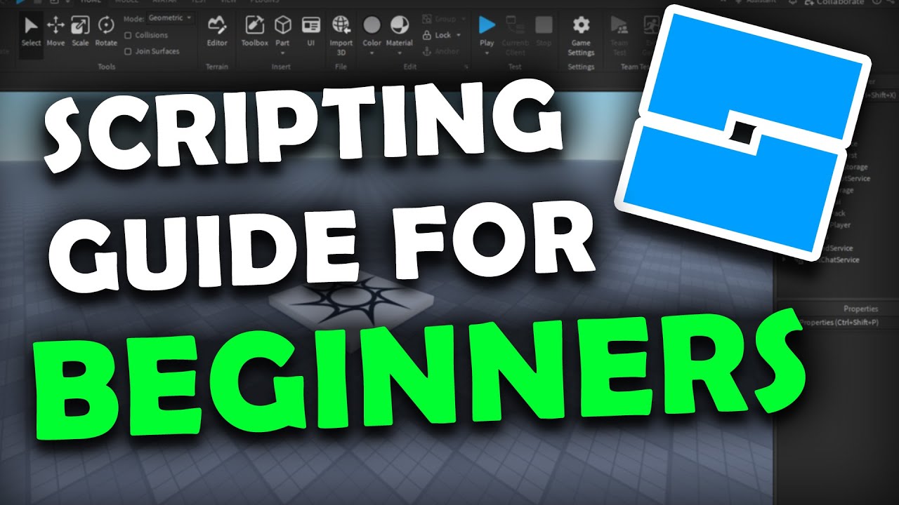 Quick starter guide to ROBLOX SCRIPTING for beginners! - YouTube