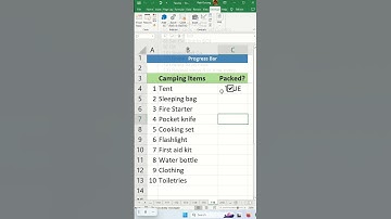 How to Create Progress Bars in Excel (Step-by-Step) - Excel Tips and Tricks - Part 1