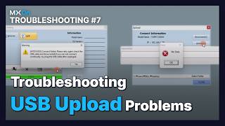 Troubleshooting I #7  Troubleshooting USB Upload Problems
