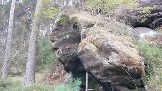 Umgebung des Sonnentors am Hang des Kamensky vrch in Tschechien, früher: Böhmen (3) 