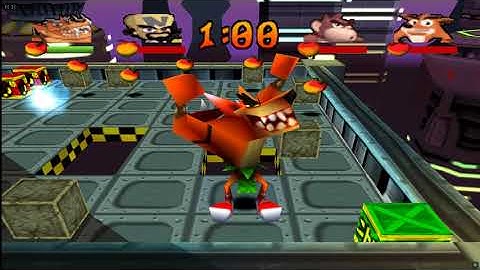Crash Bandicoot Carnival (Crash Bash) - NTSC-J - Japanese Version - Tiny Tiger - Space Bash
