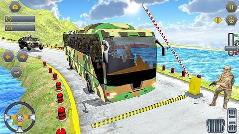 Army Bus Driving Game 3D ,, Real Military Coach Simulator #gameplay