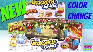 Grossery Gang Series 2 NEW Yuck Bar Color Change 2 Pack Opening | PSToyReviews