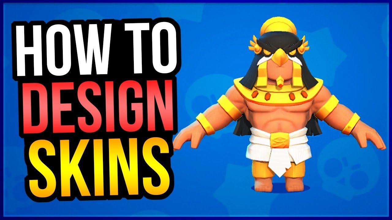 How To Make Your Own Skins Get Them In Game Youtube - brawl stars leon 3d para hacer