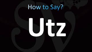 How to Pronounce UTZ (Correctly!)