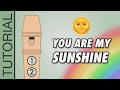 You are my sunshine  recorder flute tutorial