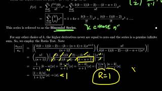 The Binomial Series