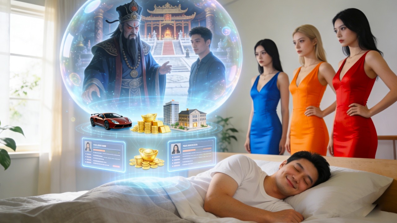 Dia dapat sistem misterius, tukar harta dengan kakek dalam mimpi, dan punya 3 istri seksi!