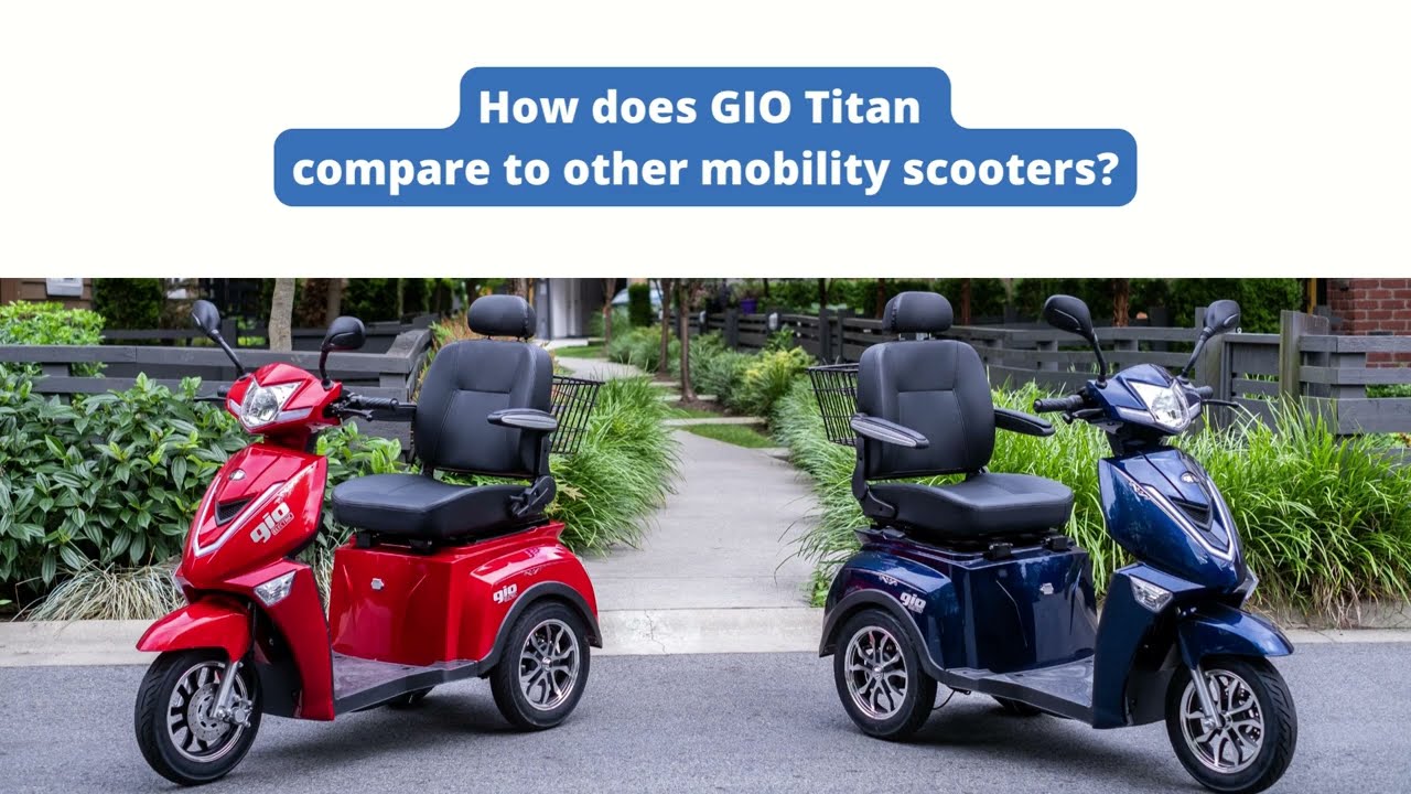 GIO Titan Mobility Scooter - VS the competition!