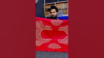 Sabyasachi blouse pattern cut tip tricks ￼ #sewing #stitching #youtubeshorts #song #fashion #shorts