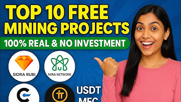 Top 10 Free Mining Projects 2025 | 100% Real & No Investment | Best mining app for android