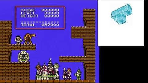 [NES Tetris] My first B-TYPE 19-4 Cleared