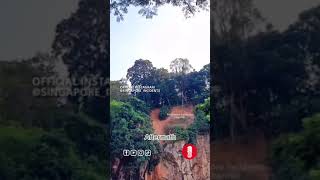 Mudslide at Bukit Batok Nature Park's Quarry
