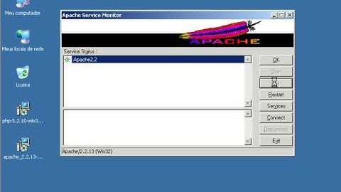 configurando apache para windows 2003 server