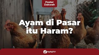 Cara menyembelih ayam sesuai syariat islam. 