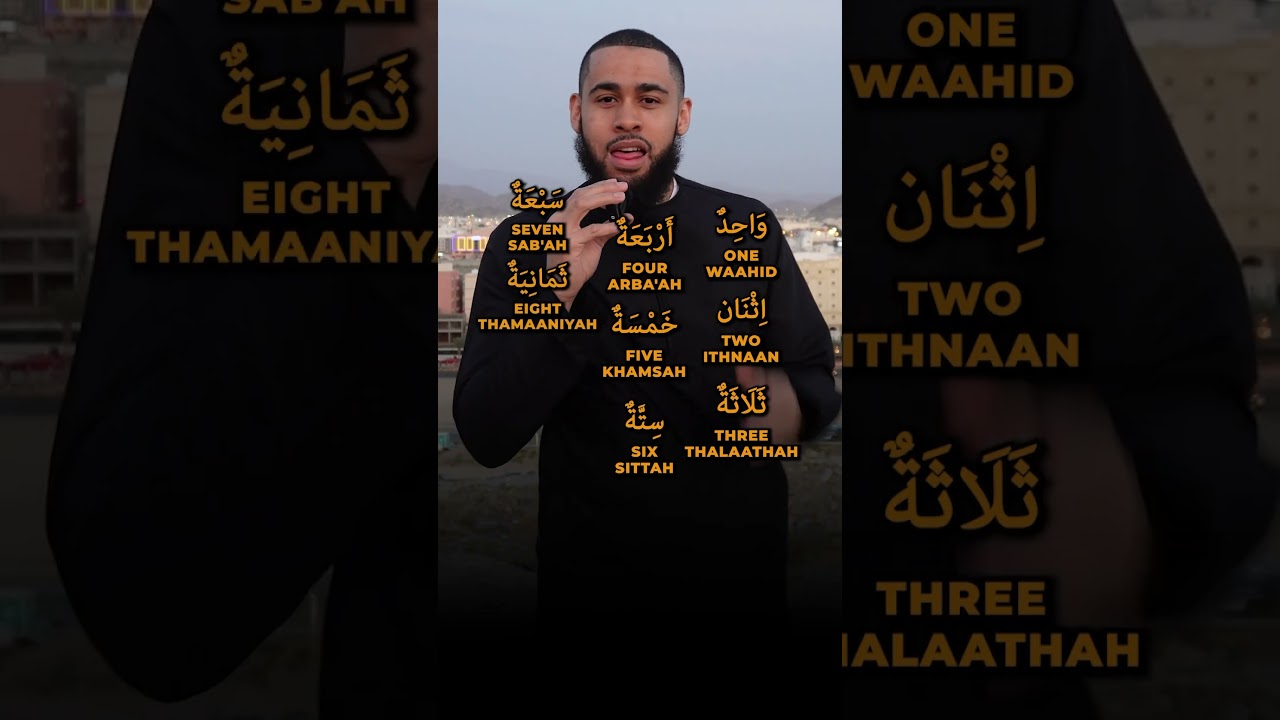 How to count from 1 to 10 in Arabic