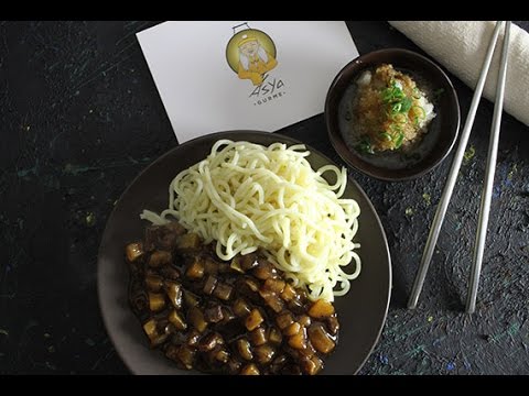 Siyah Fasulye Soslu Noodle (Jajangmyeon) / Kore Mutfağı - AsyaGurme.com