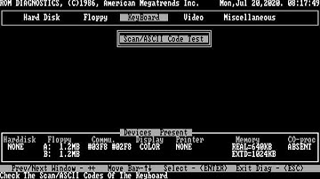 IBM PC - Toptek Micro Computer 286 Turbo - Diagnostics and CMOS setup