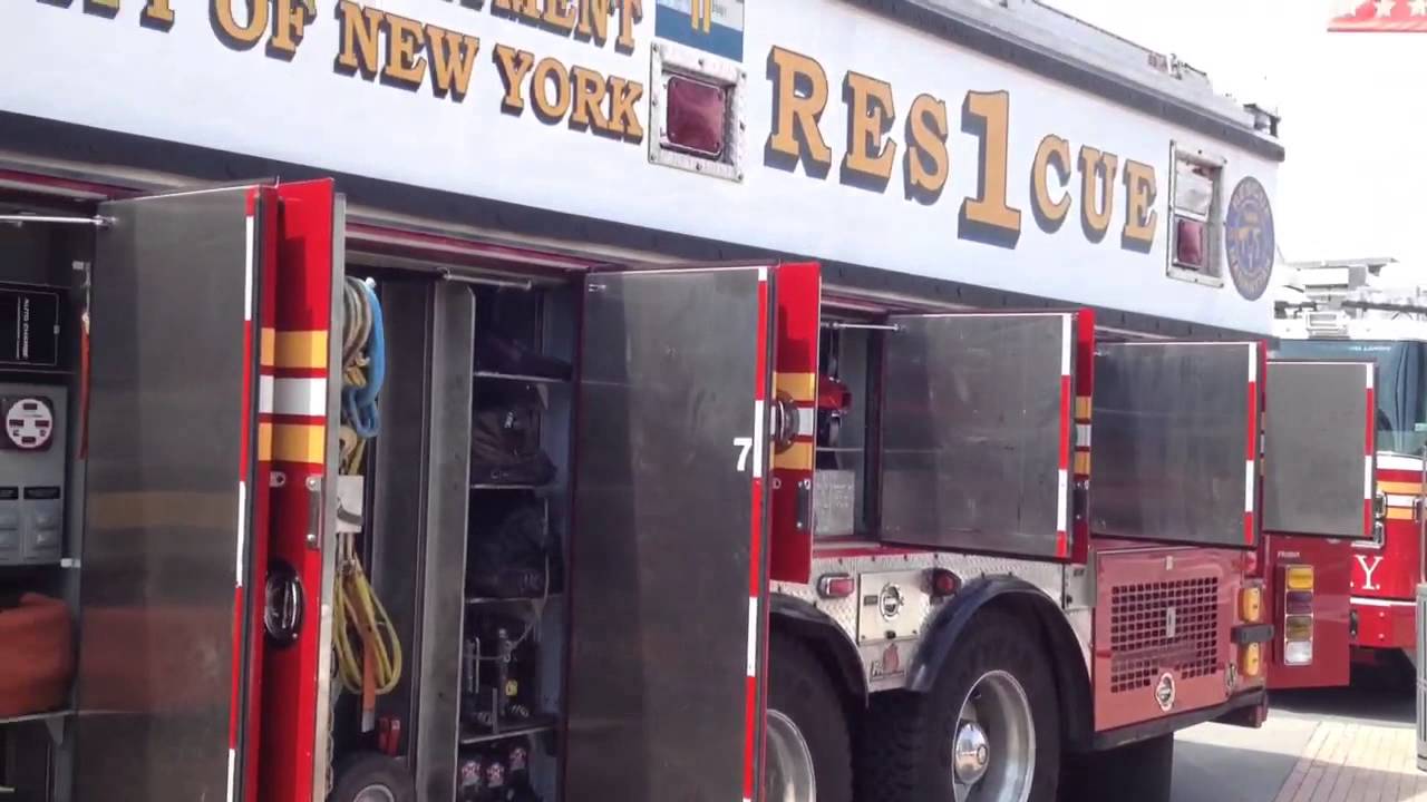 FDNY Rescue 1 - Inside Look at Rig and Equipment - YouTube