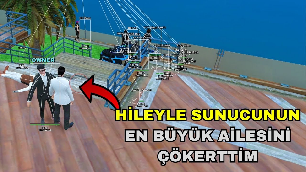 HİLEYLE SUNUCUNUN EN BÜYÜK AİLESİNİ ÇÖKERTTİM (Fivem Hile Troll)