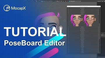 MocapX Tutorial - facial motion capture data connection with PoseBoard
