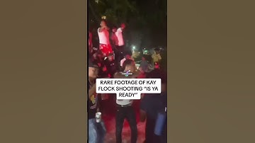 Rare Footage From Kay Flock⛪️ “Is Ya Ready” Video Shoot
