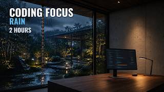 Coding Music — Rain Workspace Session | 2 Hours