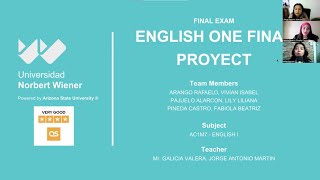 ENGLISH ONE FINAL PROJECT