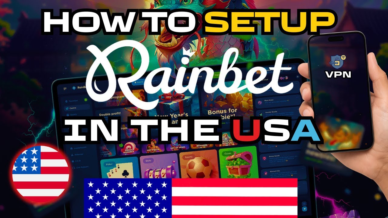How to access Rainbet in the US EASY WAY + Bonus