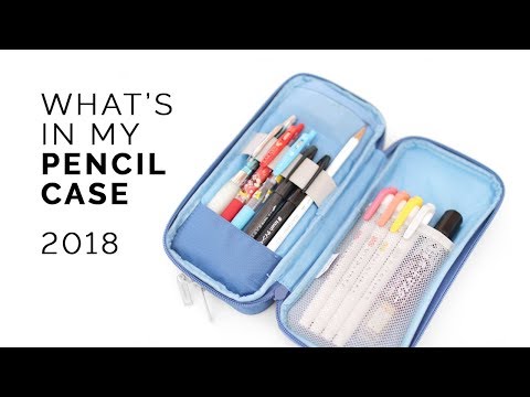 What's In My Pencil Case 2018