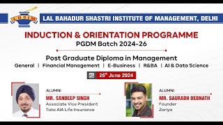 Induction & Orientation Programme - Day 3 (26th June 2024)