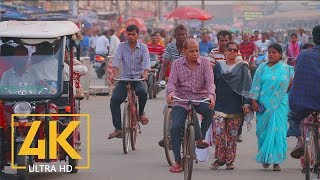 A Glimpse at Life of Puri - 4K Urban Life Video with City Noise - Trip to India