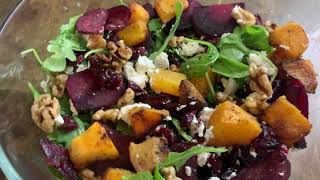 Roasted Beet & Butternut Squash Salad