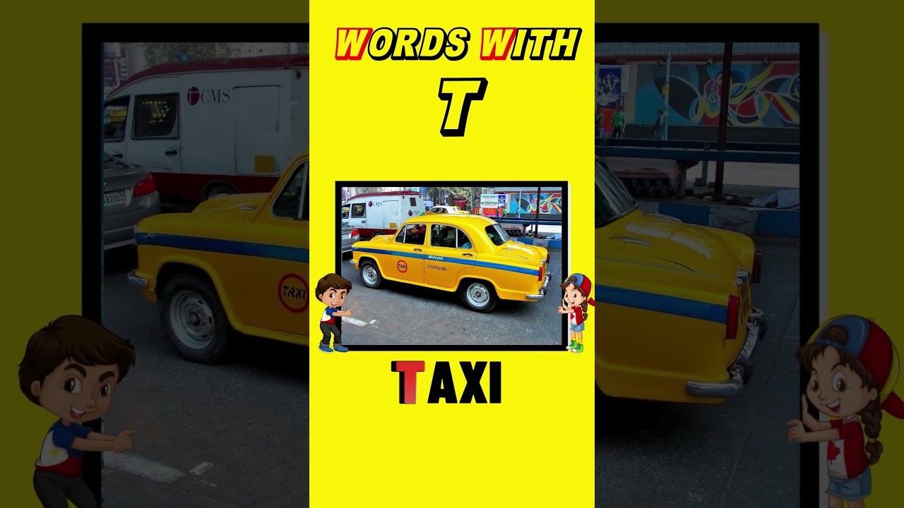 Learn ABC Words With Alphabet T | Pronunciation For Kids 