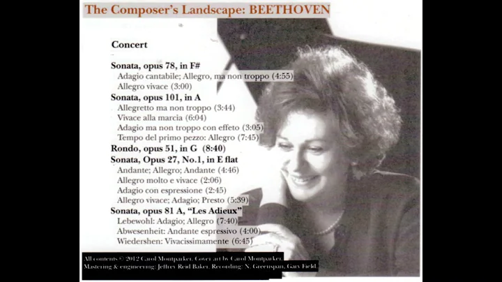 Carol Montparker---BEE...  Recital