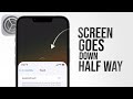Why your iPhone Screen Goes Down Half Way (tutorial)