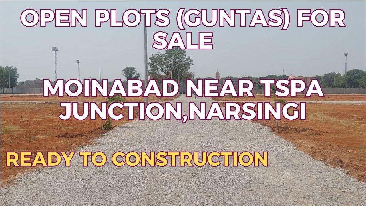 Plots For Sale Moinabad to Chevella Road Near TSPA Junction,Narsingi Hyderabad YouTube