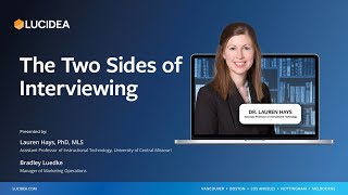 Lauren Hays Presents: The 2 Sides of Interviewing