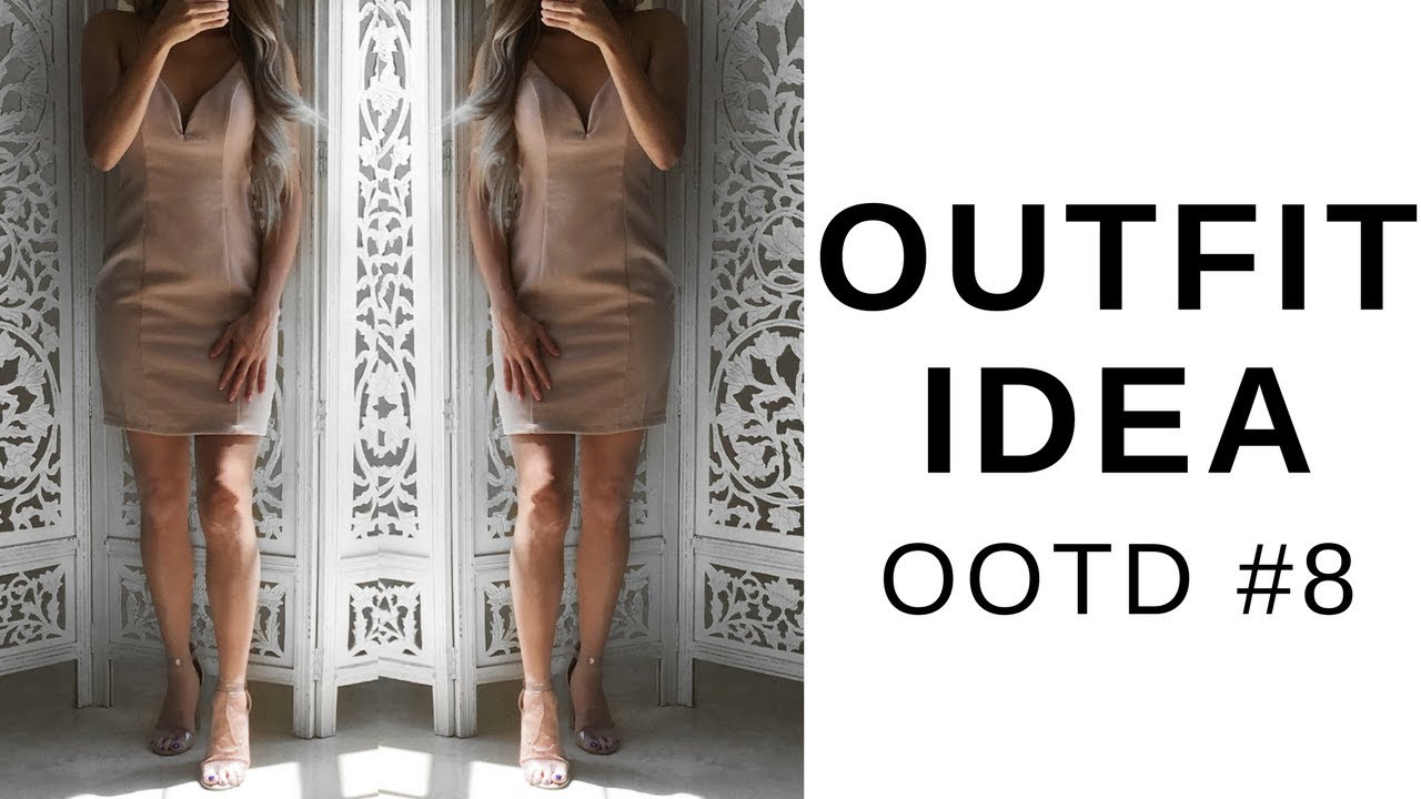OOTD #8 | How to Style Nude Suede Dress: Jennyptso