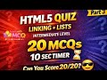 Most Developers Fail This HTML Quiz | Linking, Lists &amp; Global Attributes | Part - 3 #interview 