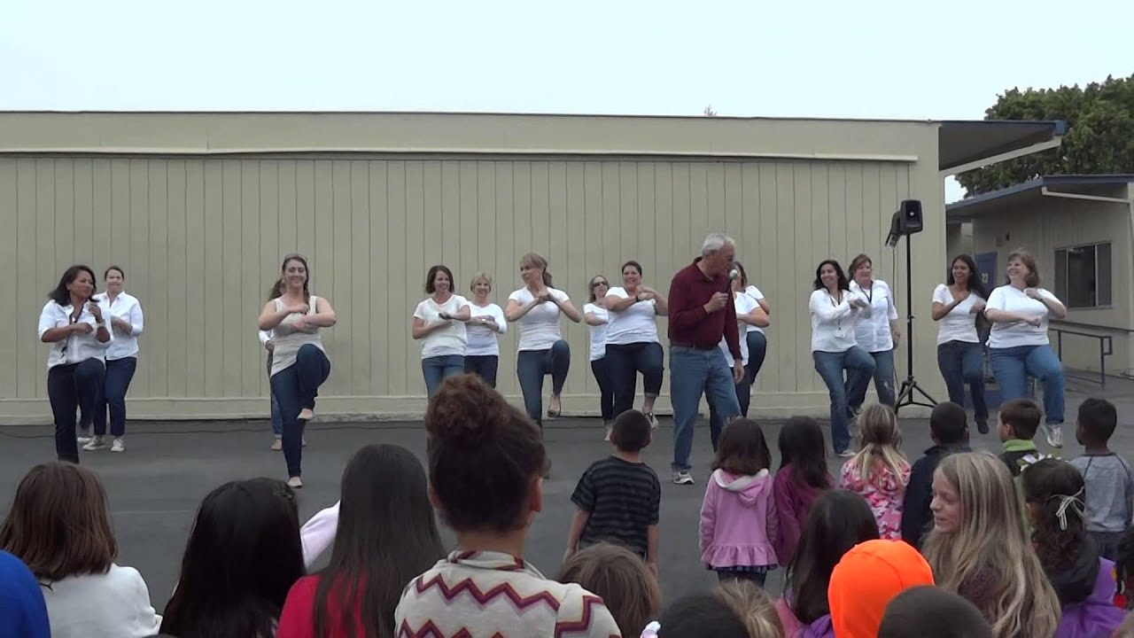 Donaldson Way teacher "flash mob" May 29, 2015 YouTube