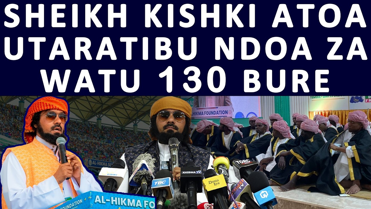 SHEIKH KISHKI ATOA UTARATIBU NA MASHARTI 10 WA NDOA ZA WATU 130 BURE