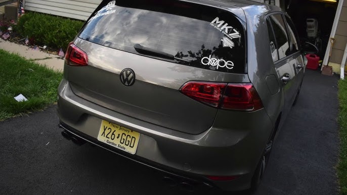Blacking Out The VW Logo with Badgeskins 
