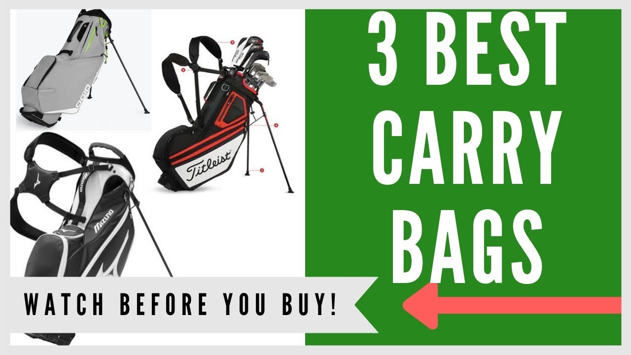 Best Golf Carry Bags For The Money -- Top 3 Stand Bags - YouTube