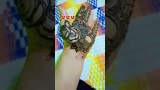 #mehndi #henna Arabic mehendi design #love 👌👀✨️😎❤️