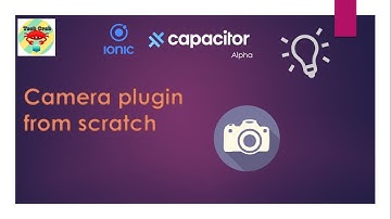 ionic 3 capacitor  camera plugin implementation for beginner