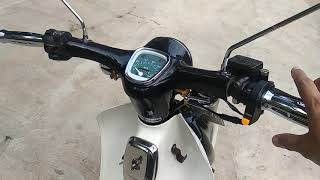 Knalpot corbi CB dipasang di Honda C70